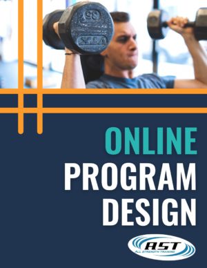 Online training program design